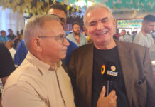 Senador Angelo Coronel elogia gestão de Ednaldo Ribeiro durante lançamento do São João de Cruz das Almas 2026