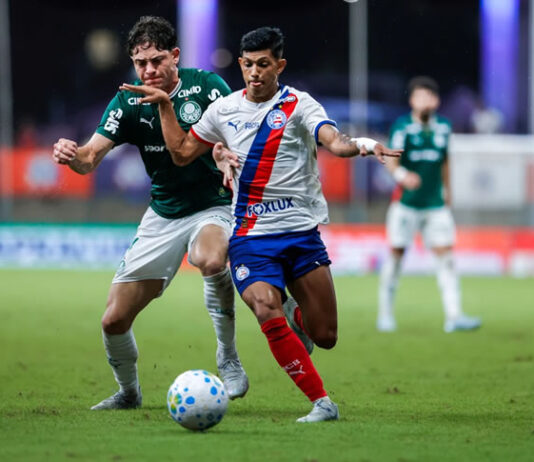 Não deu! Com gol contra de Mingo, Bahia é derrotado pelo Palmeiras por 2×1 em jogo da Série A na Fonte Nova