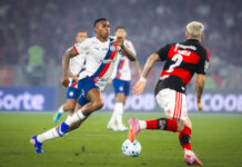 Fora de casa, Bahia perde para o Flamengo no Maracanã e freia embalo como visitante em jogo pelo Brasileirão