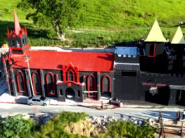 Rio: A igreja luciferiana que chama atenção com castelo e estátuas às margens de rodovia enquanto tenta obter alvará