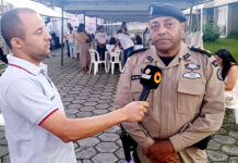 Feira de Saúde atendeu mais de 400 pessoas e 14º BPM intensifica os preparativos para Corrida Rústica em SAJ; veja entrevista com comandante Manoilzo