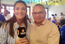 Deputada federal Roberta Roma dança ao lado do prefeito Ednaldo e aposta em grande São João de Cruz 2026
