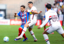 Série A: No último lance do jogo, Bahia buscou empate com o São Paulo fora de casa pelo Campeonato Brasileiro