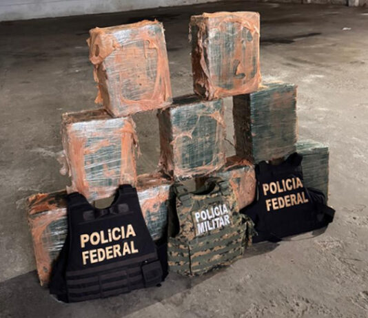 PF apreende 300 kg de cocaína no interior da Bahia