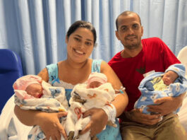 Maternidade de Salvador recebe gestante do Extremo Sul e registra parto raro de trigêmeos