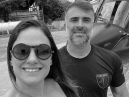 Viúva de piloto de helicóptero da polícia baleado em operação presta homenagem: ‘Lutou como sempre viveu’
