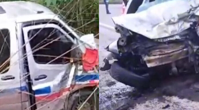 Vítima de acidente entre van e caminhonete morre após três dias internada