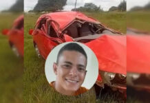 Capotamento na zona rural de São Felipe deixa jovem morto e causa comoção