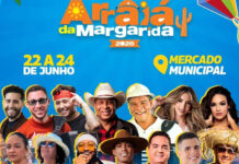 Arraiá da Margarida 2026 promete três dias de forró, tradição e animação em Salinas da Margarida: festa acontece de 22 a 24 no Mercado Municipal; confira