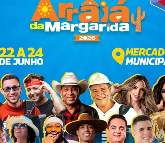 Arraiá da Margarida 2026 promete três dias de forró, tradição e animação em Salinas da Margarida e festa acontece de 22 a 24 no Mercado Municipal; confira