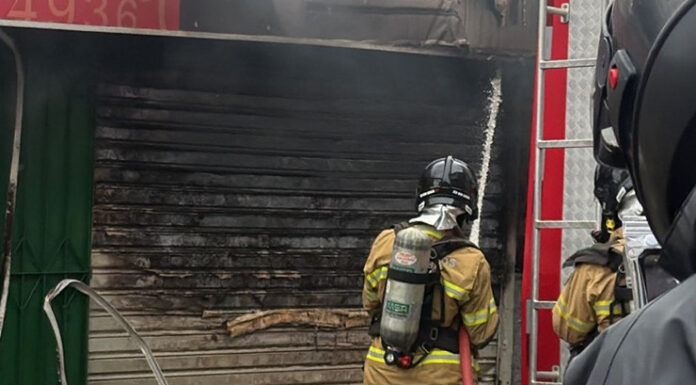Incêndio atinge ponto comercial no centro de Santo Antônio de Jesus