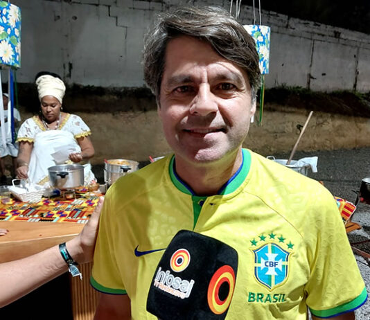 ‘Ditinho tem uma história de vida admirável’, afirma Paulo Câmara durante São João de Santo Antônio de Jesus