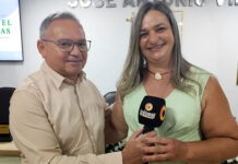 Vice-prefeita Valdeci Barreto destacou parceria com o prefeito Baleia, municipalização do hospital e apoio do governo da Bahia em São Miguel das Matas; veja