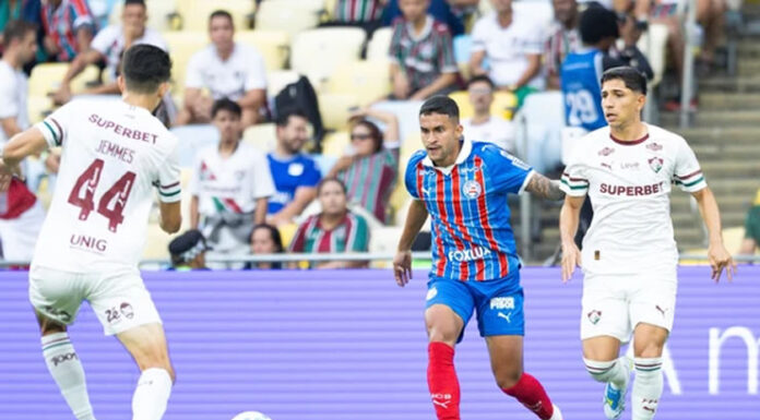 Polêmica de arbitragem: Bahia é superado pelo Fluminense em amistoso no Maracanã; time volta a jogar na sexta