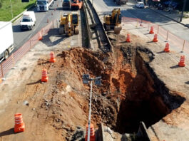 Governo por meio do DNIT decreta estado de emergência em trecho da BR-324 após surgimento de cratera