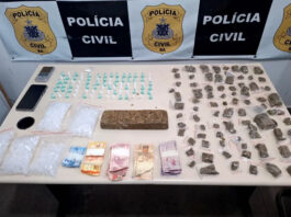 Homem de 29 anos é preso por tráfico e drogas são apreendidas em Santo Antônio de Jesus; o flagrante foi feito após uma remessa chegar para o suspeito
