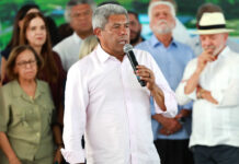 Com ponte, Jerónimo critica especulação imobiliária na Ilha de Itaparica e Lula afirma: ‘Eu gostaria de viver aqui’